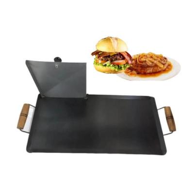 Imagem de Chapa Bifeteira 60x30 Com Pensa Uso em Fogão - INFINITY GRILL