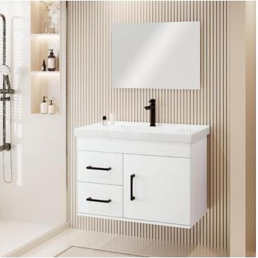 Imagem de Kit Armário para Banheiro Ônix 63 - Branco - Astral Design