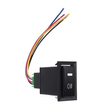 Imagem de Interruptor de Botão de Laminação de Nevoeiro Interruptor de Barra de Luz LED Com Kit de Fio de Conexão para 2003-2007 HIACE 1992-2002 12V 4 Montagem do Painel do