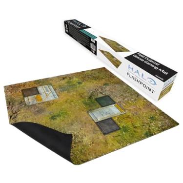 Imagem de Halo: Flashpoint Field Outpost Deluxe Gaming Mat – Full-Color Neoprene with Rubber Backing, Perfect for Tactical Wargames