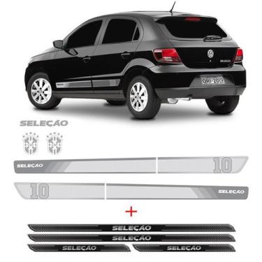 Imagem de Kit Faixa Gol Seleção 2013/2016 Prata + Soleira Protetora - SPORTINOX