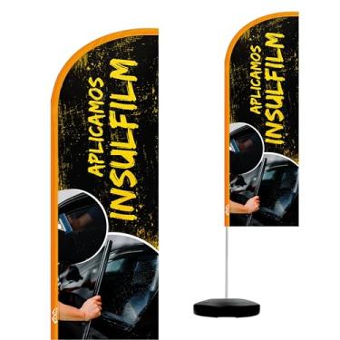 Imagem de Wind Banner Completo 2,10m Aplicamos Insufilm
