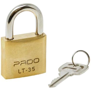 Imagem de Cadeado Tradicional de Latão 35mm LT-35 51000017 Pado - 000084