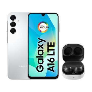 Imagem de Smartphone Samsung Galaxy A16 256GB Cinza - 4GB RAM + Galaxy Buds FE s