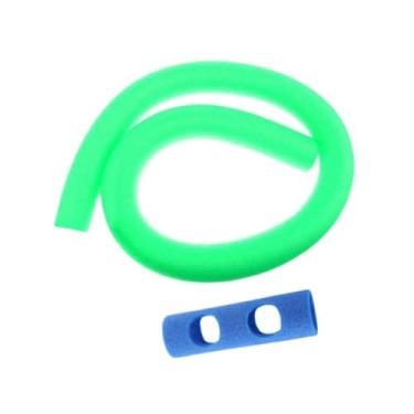 Imagem de UGPLM Macarrão de piscina com conector, macarrão flutuante aquático, multiuso, prático, bastões de flutuação para natação, para natação, Verde Azul
