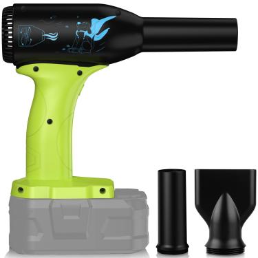 Imagem de Fybemax Ventilador Turbo Mini Soprador A Jato De 400 W Com Alta Velocidade Para Ryobi One+, Bateria 18 V, Sem Fio Portátil 3 Velocidades, Limpeza Teclado Computador, Secagem Carro, Camping, Atividad