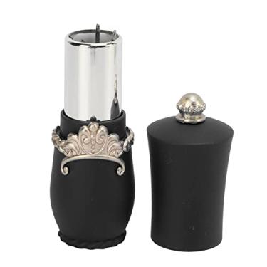 Imagem de Akozon Almofada de Pino Em Forma de Batom Requintada - Coletor de Agulha Portátil Retrátil para Agulhas de Costura, Design Fofo de Desenho Animado - Organizador Doméstico Ideal (Preto)