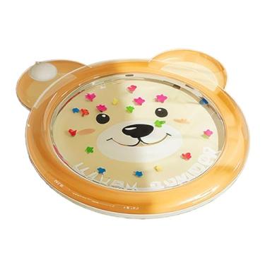 Imagem de Milageto Tapete de água para cães, almofada refrescante, brinquedos para bebês, 80 cm, PVC premium, verão, tapete inflável para brincar, aquático para gatos, Urso