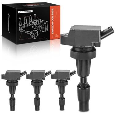 Imagem de A-Premium Pacotes De Bobinas Ignição Com 4 Peças Compatíveis Veículos Hyundai E Kia - L4 1.6L Turboalimentado Elantra 2017-2021, Sonata 2015-2018, Tucson 2016-2018, Veloster Kona Forte Forte5 Optima