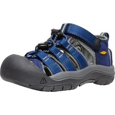 Imagem de KEEN Sandália infantil unissex Newport H2 com bico fechado, Profundidade azul/gárgula, 10 Little Kid