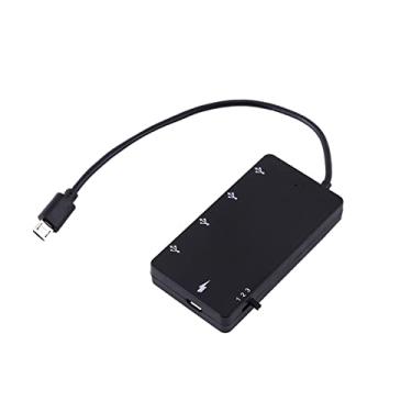 Imagem de SUNGOOYUE Adaptador de Expansão OTG 4 Porta USB Hub para Smartphones e Tablets, Adiciona a Função de Carga Adequada e Adequada para Isso