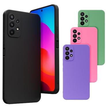 Imagem de Capa Capinha Case Compatível Samsung Galaxy A32 4G Silicone Veludo Premium [2ASHOP] (VERDE LIMÃO)