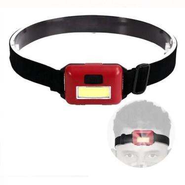Imagem de Lanterna de cabeca led multiuso para bike trilha camping farol sinaliz