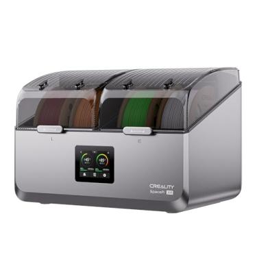 Imagem de Creality Secador de filamento SpacePi X4 – Capacidade de 4 carretel de câmara dupla | Aquecimento 200W × 2 PTC a 85°C | Solução seca e armazenadora de energia para PLA TPU PETG ABS PC PA PAHT