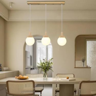 Imagem de Pendente E27 Escada De Madeira Moderna Lâmpada Longa Pendurada Para Tetos Altos Lustres De Comprimento Ajustável Luz De Teto Luz De Teto De Madeira Abajur Para Escadas, One Color, 3 lights