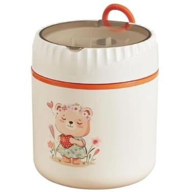 Imagem de Pote Marmita Térmica Alimentos Em Aço Inox 530ml Com Colher