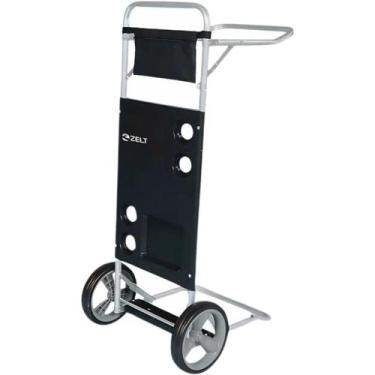 Imagem de Carrinho de Praia em Alumínio Preto até 15 KG ZELT