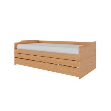 Imagem de Cama Solteiro Extensível com Cama Auxiliar Flip Natural