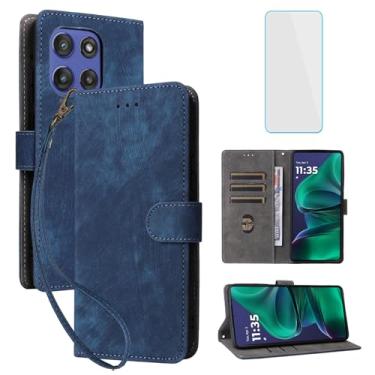 Imagem de IUQXU Capa carteira para celular Motorola Moto G Stylus 5G 2025/Edge 60 Stylus com protetor de tela [bloqueio RFID] suporte feminino capa de celular para Motorola G Stylus5G 2025 Moto Edge 60Stylus