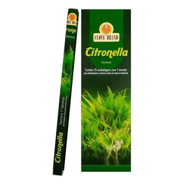 Imagem de Incenso Citronela Made In Índia Caixa Com 175 Varetas 1un - Clove Bran