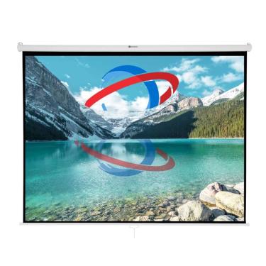 Imagem de Tela de Projeção Retrátil Elétrica 79 - 200 x 150cm - 110V - Goldentec - 54231