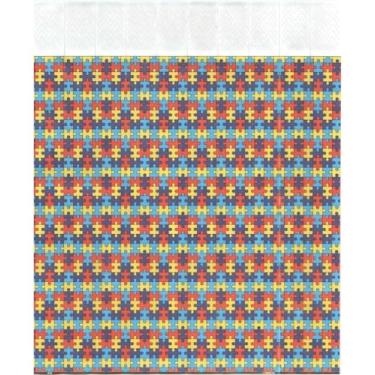 Imagem de 500 Pulseira autismo em tyvek impressa