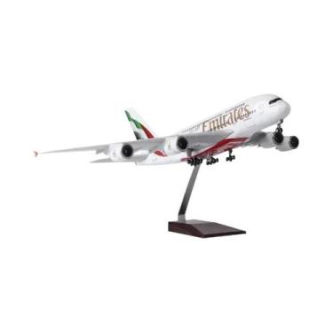 Imagem de Modelo De Avião De Brinquedo Airbus A380 UAE Emirates De 18 Polegadas 