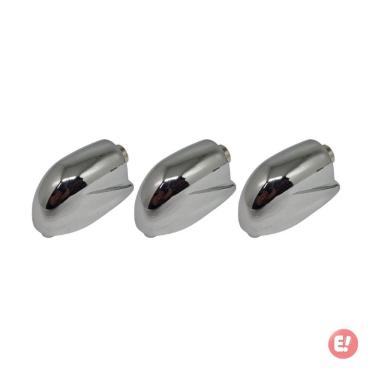 Imagem de Kit 3 Canoas Para Caixa Tom E Surdo Bateria 19.08 Cromada