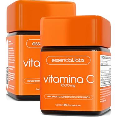 Imagem de 02 POTES DA VITAMINA C 1000mg - FÓRMULA 100% PURA E CONCENTRADA - 120 DOSES