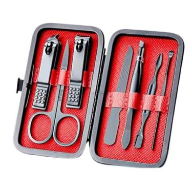 Imagem de Kit Higiene Cortador de Unha Portátil Masculino 7 Peças Aço Inox - Gen