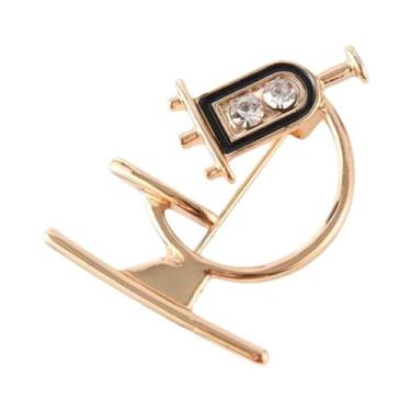 Imagem de Broche De Zircônia Com Pingente De Microscópio, Equipamento Médico, Pa