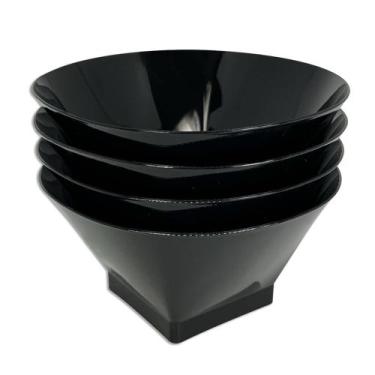 Imagem de Kit 4 Tigelas Petisqueiras Potes De Plástico Sobremesa Doces - Keita, 