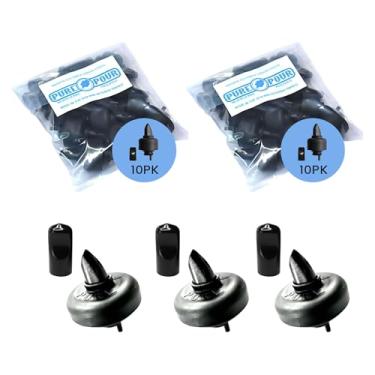 Imagem de Bicos de licor e tampas de poeira The Pure Pour – 20 garrafas de bar e 3 bicos de tequila para álcool, azeite de oliva, xarope, vinagre balsâmico – à prova de vazamento, sem gotejamento, reutilizável