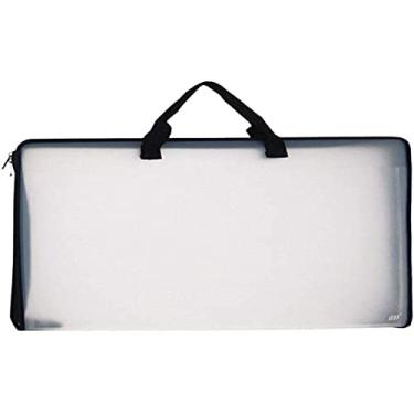 Imagem de Pasta Maleta com Alça e Zíper, A3, Yes, B4ZB24C, Cristal