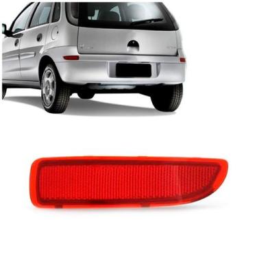 Imagem de Refletor Parachoque Traseiro Corsa Hatch 2003 2004 2005 2006 2007 2008