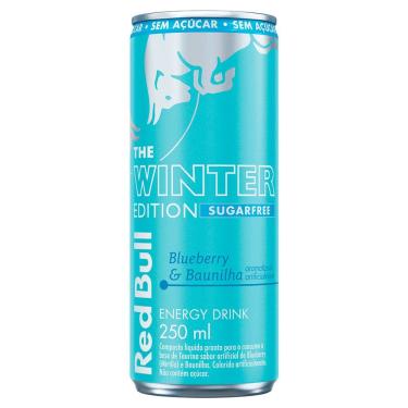Imagem de Energético Red Bull The Winter Edition Sabor Blueberry e Baunilha Zero Açúcar 250ml