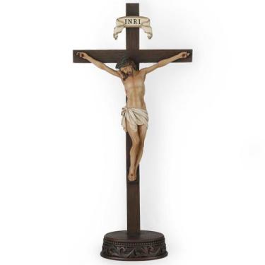 Imagem de Decoração de casa: cruz em pé, crucifixo, Jesus Cristo, 27,7 cm, Build