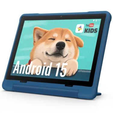 Imagem de Tablet UEMXDOX 2025 Android 15 Kids 8 GB+64 GB 10" WiFi6 BT5 azul