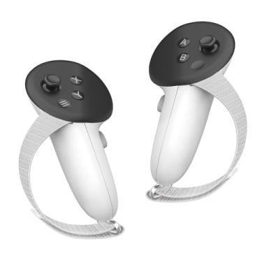 Imagem de Cintas anti derrapantes de controlador VR Maecker com cintas de punho ajustáveis compatíveis com para Meta Quest 3S para capas de grips de controlador para Quest 3 acessórios para Quest 3S/3