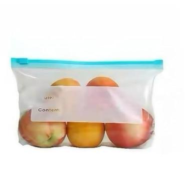 Imagem de Saco Ziplock Hermetico para Alimentos, Saquinho Ziplock com Fecho Duplo ou Ziper Slider para Armazenamento, Saco Zip Lock para Congelar Alimentos(KIT 45PCS 15X23CM)