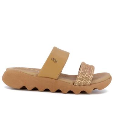 Imagem de Tamanco Usaflex Plataforma Ref Ak2403-2 Marrom 034