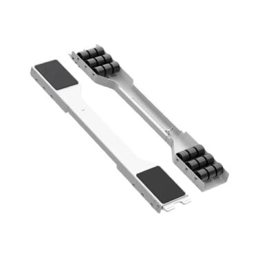 Imagem de AFXGUSD Deslizadores para Máquina de Lavar Roupas Suporte Móvel Eletrodoméstico Base Móvel Ajustável para Secadora, Branco
