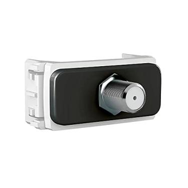 Imagem de Weg - Composé - Tomada de Comunicação - Antena Tv 75 Ohms - Preto