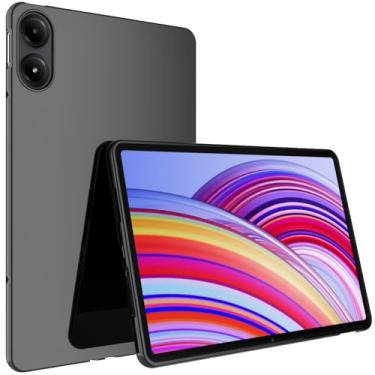 Imagem de BREPRIO Capa para Xiaomi Redmi Pad Pro 5G / Xiaomi Poco Pad 12,1 polegadas 2024, [leve + protetora] capa ultrafina macia à prova de choque, preta