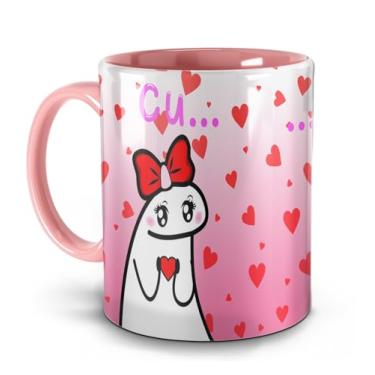 Imagem de FJ Utilitys - Caneca Alça e Inter/Rosa - Meme Flork Cunhada, Seja Linda
