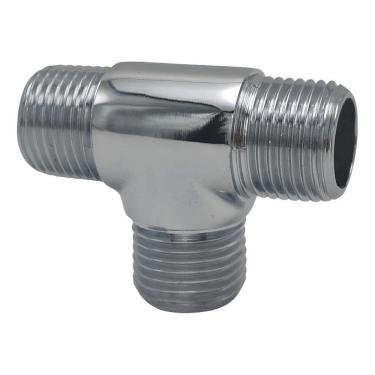 Imagem de 2X Adaptador Em Metal Conector Cano T Para Torneira Monocoma