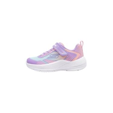 Imagem de Skechers Tênis feminino Microspec Advance-Oasis Poi, Lavanda/Multi, 12.5 Little Kid