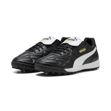 Imagem de PUMA Chuteiras de futebol adulto King TOP TT, Puma Preto Puma Branco Puma Gold, 41 BR