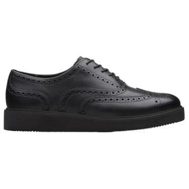 Imagem de Clarks Apartamento feminino Oxford, Preto (couro preto), 38