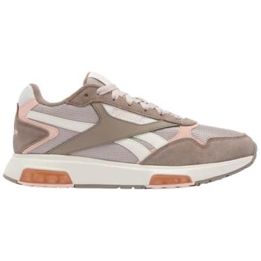 Imagem de Reebok Tênis feminino Glide DMX, Chalk Gritty Grey Scorched Earth, 40.5 EU